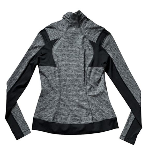 Lululemon Grey Zip Up Athletic Sweatshirt | Size 12 - Picture 2 of 10